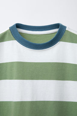 WIDE STRIPE T-SHIRT - Zara фото 3