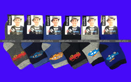 Цена за 12 пар. БЕРЕЗА носки детские Машинки 15-20 ( длина стопы носка 13-14 см)  фото 2