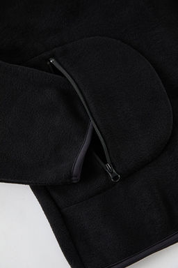 TRENDYOL MAN Buyuk Beden Siyah Regular/Normal Kesim Dik Yaka Anti-pilling Polar Sweatshirt TMNAW25AO00020 - Trendyolmilla фото 7