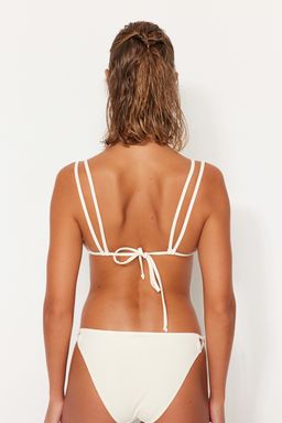 TRENDYOLMILLA Ekru Ucgen Dugumlu Bikini Ustu TBESS21BU0194  фото 6