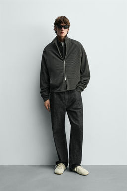 CHAQUETA RELAXED FIT OTOM?N / Plomo oscuro