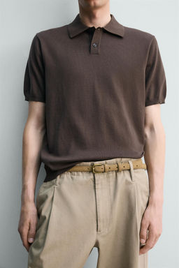 POLO PUNTO REGULAR FIT / Marr?n - Zara фото 6