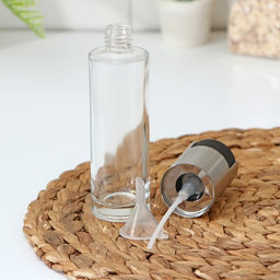 Распылитель для масла и уксуса Magistro Steel, 100 мл, 4.3×18 см, стекло, прозрачный