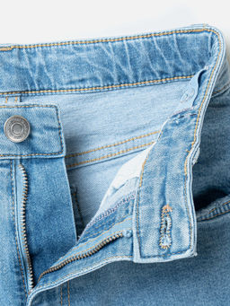 Джинсы прямые Голубые 7+ - Bungly фото 5