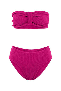 Fusya Premium Straplez Dokulu Normal Bel Regular Bikini Tak?m? TBESS26BT00096