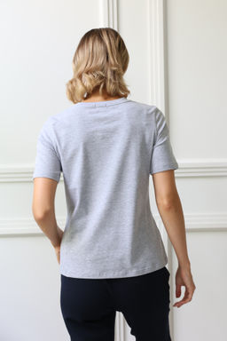 Футболка с V-образным вырезом - Looklikecat фото 4