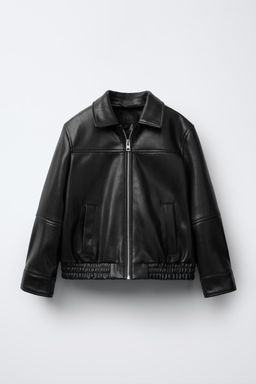 FAUX LEATHER BOMBER JACKET - Zara фото 3