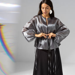 Жакет нарядный Вершина восхищения (gray) Charutti  фото 3