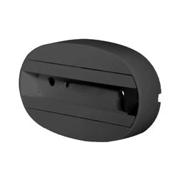 UBX-Q122 G81 BLACK 1 POLYBAG Чашка потолочного крепления. Однофазная. Черная. ТМ Volpe.