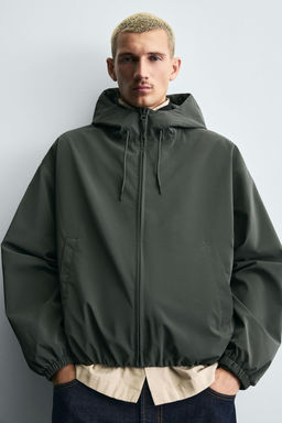 TECHNICAL HOODED JACKET