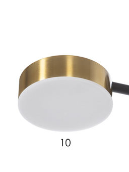 Бра LED 20608/1W, 12Вт, 3000-6000K, черный/латунь