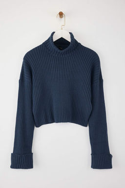 Haki Crop Basic Triko Kazak TWOAW22KZ0223 - Trendyolmilla фото 29