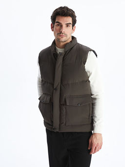 Standart Kal?p Dik Yaka Erkek ?i?me Yelek