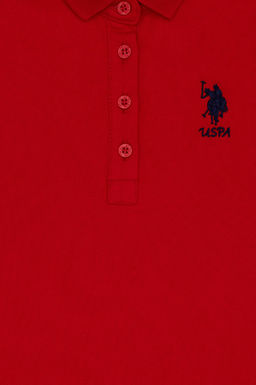 K_z _ocuk K_rm_z_ Polo Yaka _rme Elbise Sepette S_rpriz _ndirim - U.s. polo assn фото 3