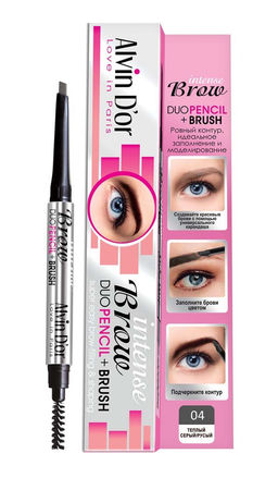 Alvin Dor P-9 Карандаш д/бровей механический с щеточкой (тон 04 Blonde)