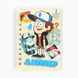 Блокнот А7, 28 листов, набор 4 шт., «Гравити Фолз»