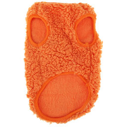 Пэт тойс (Pet toys) Одежда для собаки Жилетка с декором - лев, р-р XL, длина спинки 32см/обхват груди 40см/обхват шеи 22см, цвет-оранжевый, искусственный мех (100% полиэстер) (Китай) - Домашняя мода фото 6