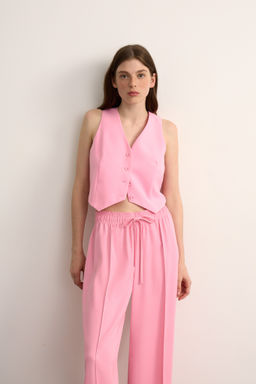 Брюки на кулиске из костюмной ткани - Mollis фото 3