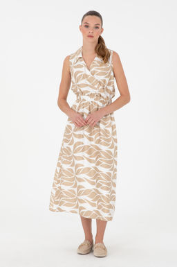 Женское тканое платье цвета хаки Неожиданная скидка в корзине