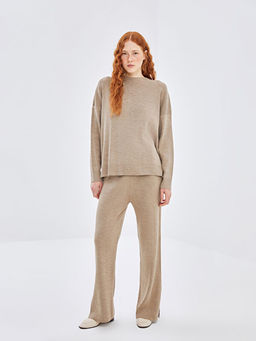 Bisiklet Yaka Kad?n Triko Kazak