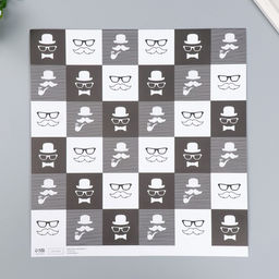 Цена за 5 шт. Двусторонняя бумага для скрапбукинга Арт Узор. Харизма и стиль, 180 г/м?, 30.5?32 см