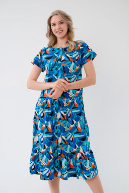 Платье женское из кулирки Кармелита осколки - Амадэль фото 6