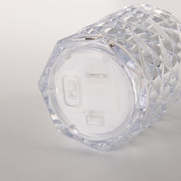 Фигурка светящаяся RISALUX «Хрустальный бокал», LED-ночник, 0.3 Вт, 4.9×4.9×5.5 см