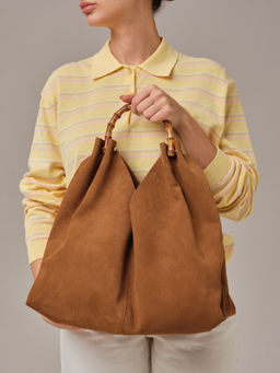 Замшевая сумка Bamboo DBR 30990 светло-коричневый  фото 9