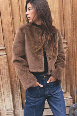 FAUX FUR JACKET