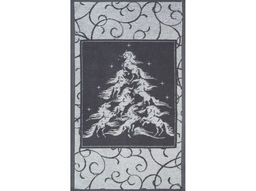 Полотенце махровое 6с104.411ж1 Лошадиная елка(графит5) 67х40см