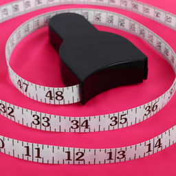 Рулетка для измерения объёмов тела портновская, 150 см (снаружи дюймы, внутри см), чёрная