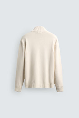 CHAQUETA PUNTO CREMALLERA / Blanco roto - Zara фото 8