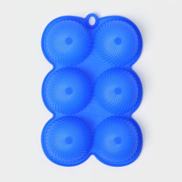 Форма для выпечки Купол, 25?16?3.5 см, 6 ячеек (d=7 см), силикон, МИКС - Simaland фото 3