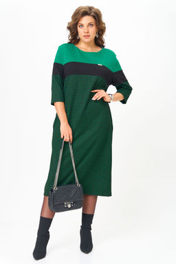 Платье Michel Chic 2188 зеленый, черный  фото 4