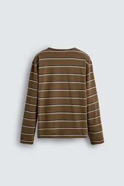 STRIPED JACQUARD T-SHIRT - Zara фото 9