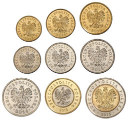 Набор монет  Польша