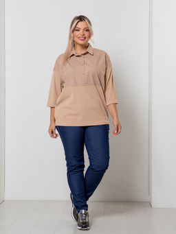 Блузка 1420 песочный