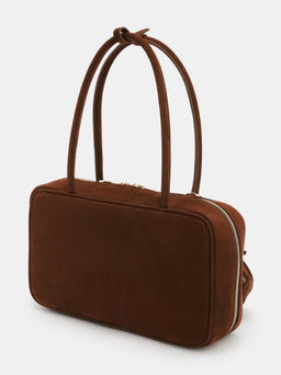 Женская сумка с ручками CALZETTI AGATA MINI Артикул 4792798, коричневый  фото 4