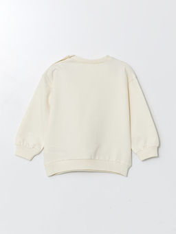 Bisiklet Yaka Minnie Mouse Bask?l? K?z Bebek Sweatshirt ve E?ofman Alt 2li - Waikiki фото 3
