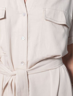 Платье-рубашка из премиальной вискозы