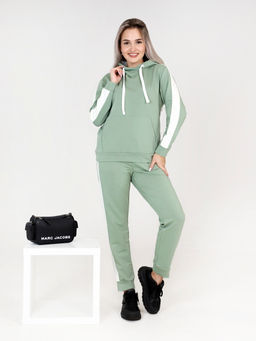 Костюм женский К-202 (футер с лайкрой) Какао - Elenatex фото 6