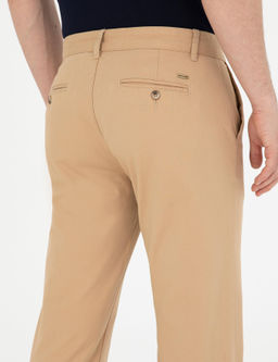Camel Regular Fit Kanvas Pantolon - Pierre cardin фото 7