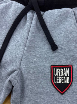 Брюки для мальчика штаны спортивные 22-0513 графит меланж