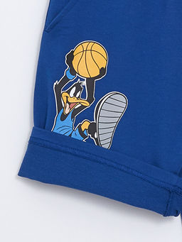 Beli Lastikli Daffy Duck Bask?l? Erkek ?ocuk ?ort - Waikiki фото 3