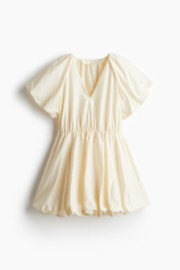 Vestido con bajo burbuja