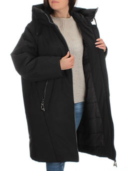 M-9097 BLACK Пальто зимнее женское CORUSKY (верблюжья шерсть)