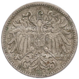 Монета 10 геллеров 1910 года Австрия
