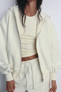 OVERSIZED ZIPPED SWEATSHIRT - Zara фото 39