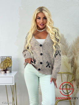 Кардиган укороченный на пуговицах