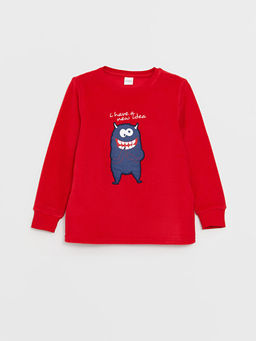 Bisiklet Yaka Nak??l? Uzun Kollu Erkek ?ocuk Pijama Tak?m? - Waikiki фото 2